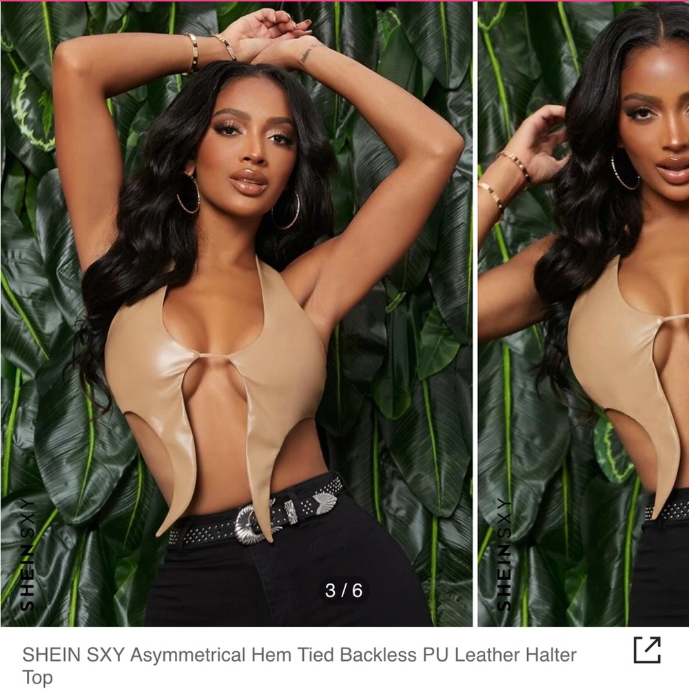Backless leather alter top